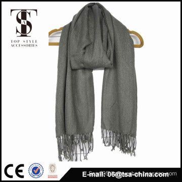 Hight quality factory wholesale soft woven metallic scarf